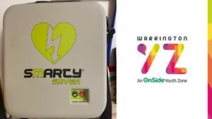 On-site defibrillator highlights Warrington Youth Zone’s commitment to health and wellbeing